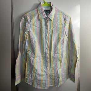 Hawes & Curtis semi fitted striped multicolor‎ shirt